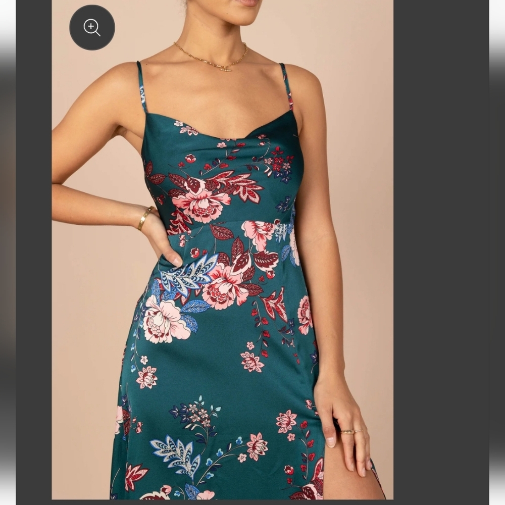 Petal & Pup Alejandro Cowl Neck Mididress - Picture 3 of 15